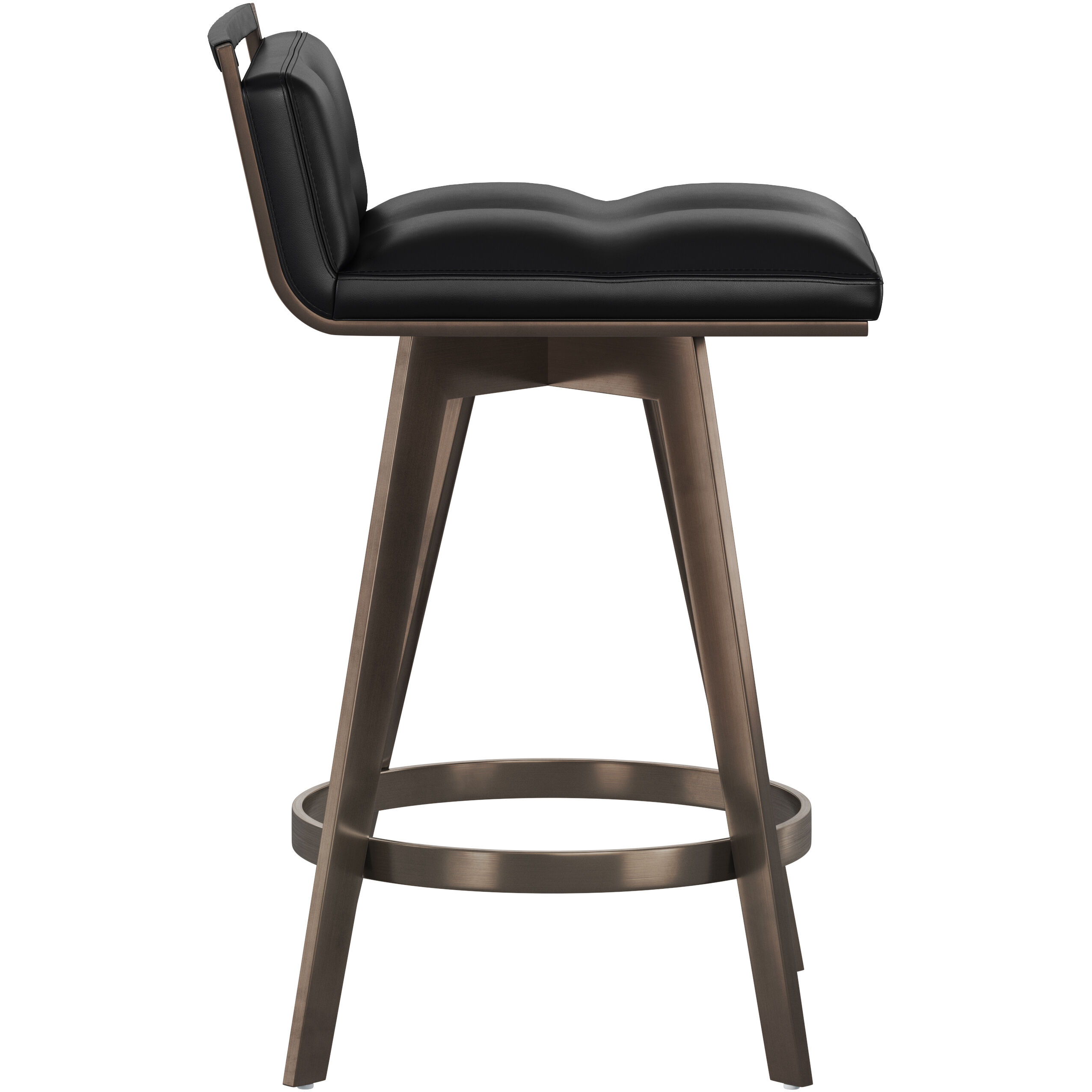 Arizona 32.5 inch Bravo Black Swivel Counter Stool